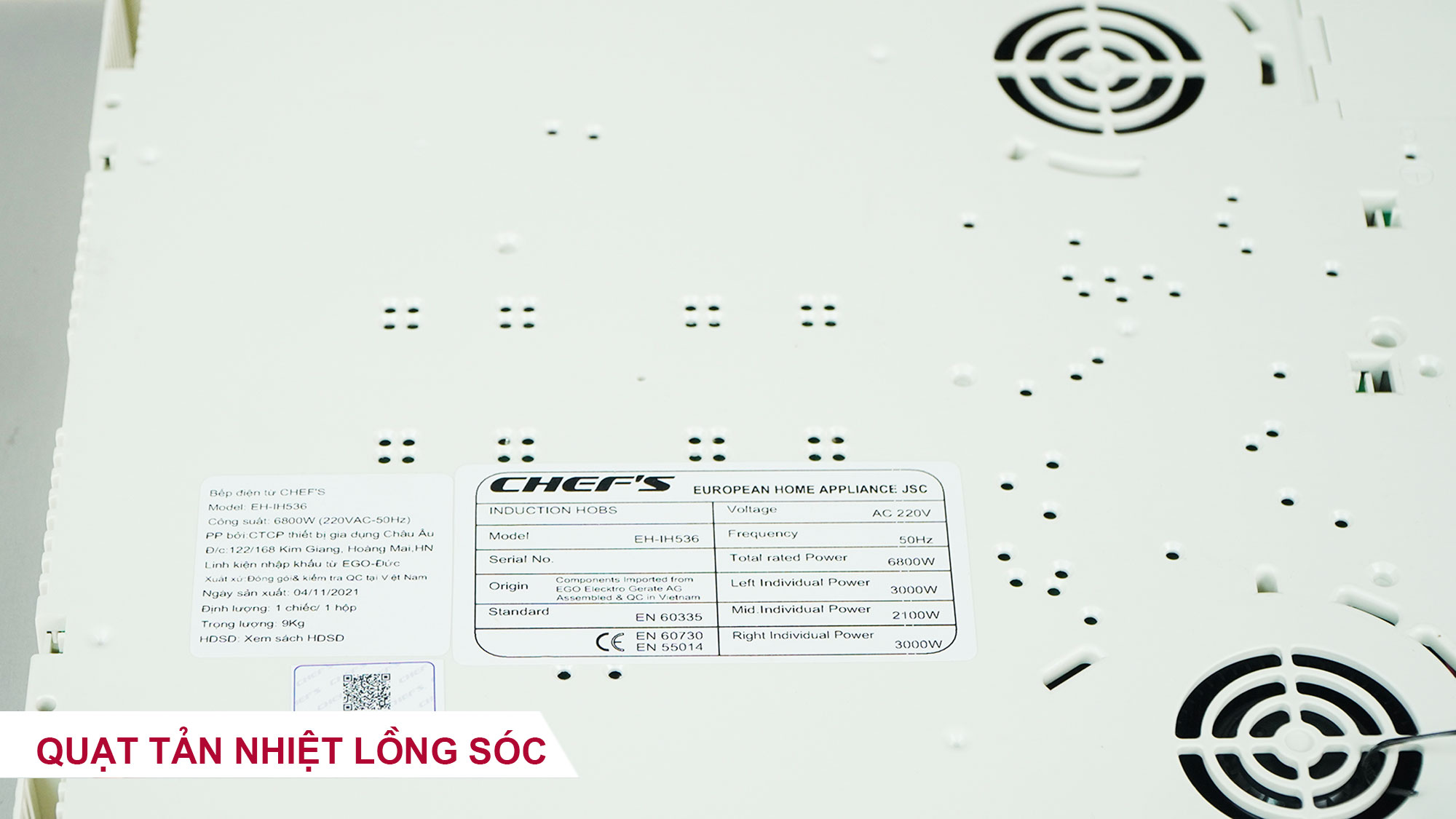 Bếp ba từ Chefs EH-IH536 -17