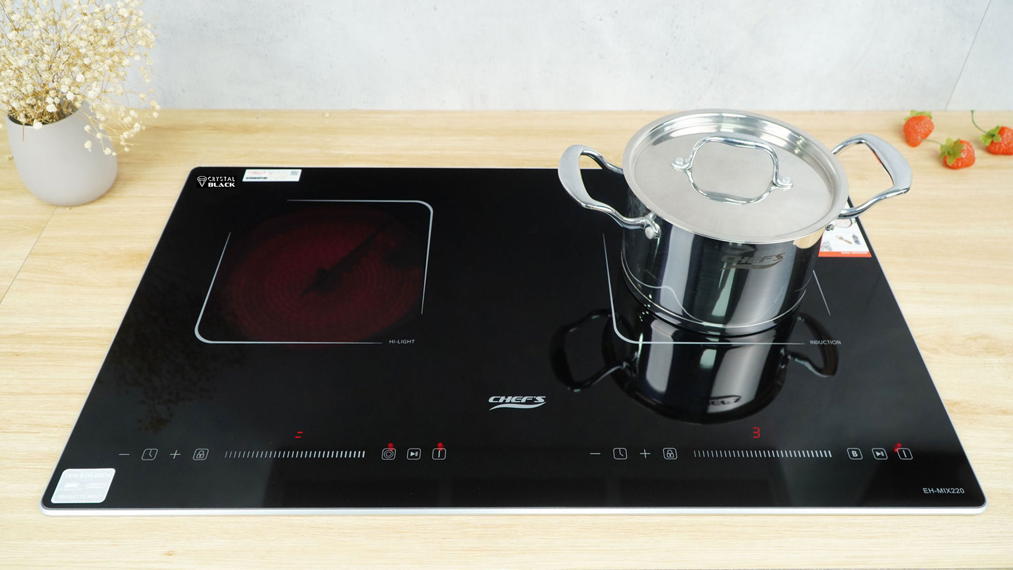 Bếp hỗn hợp Chefs EH-MIX220 -3