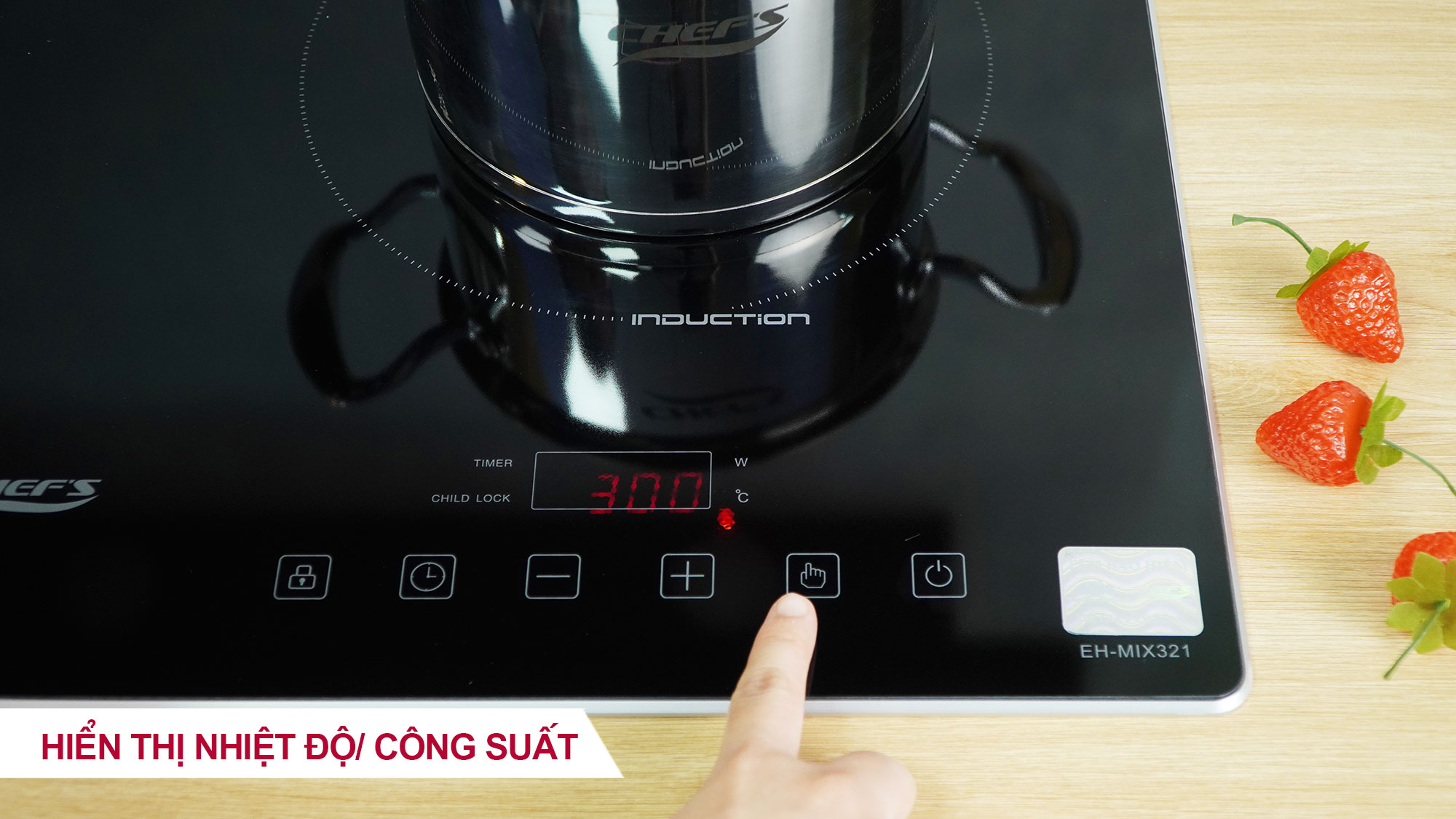 Bếp hỗn hợp Chefs EH-MIX321 -12