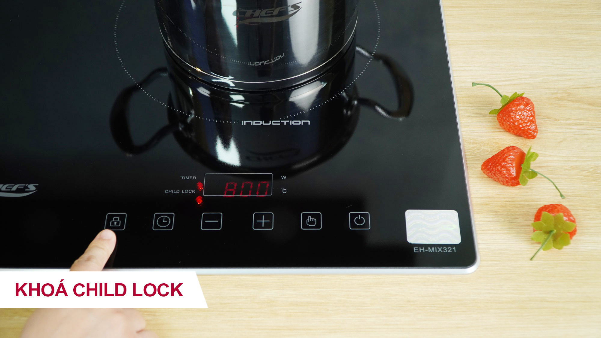 Bếp hỗn hợp Chefs EH-MIX321 -15