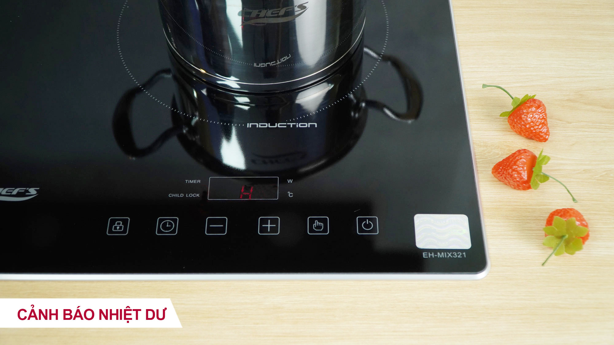 Bếp hỗn hợp Chefs EH-MIX321 -18
