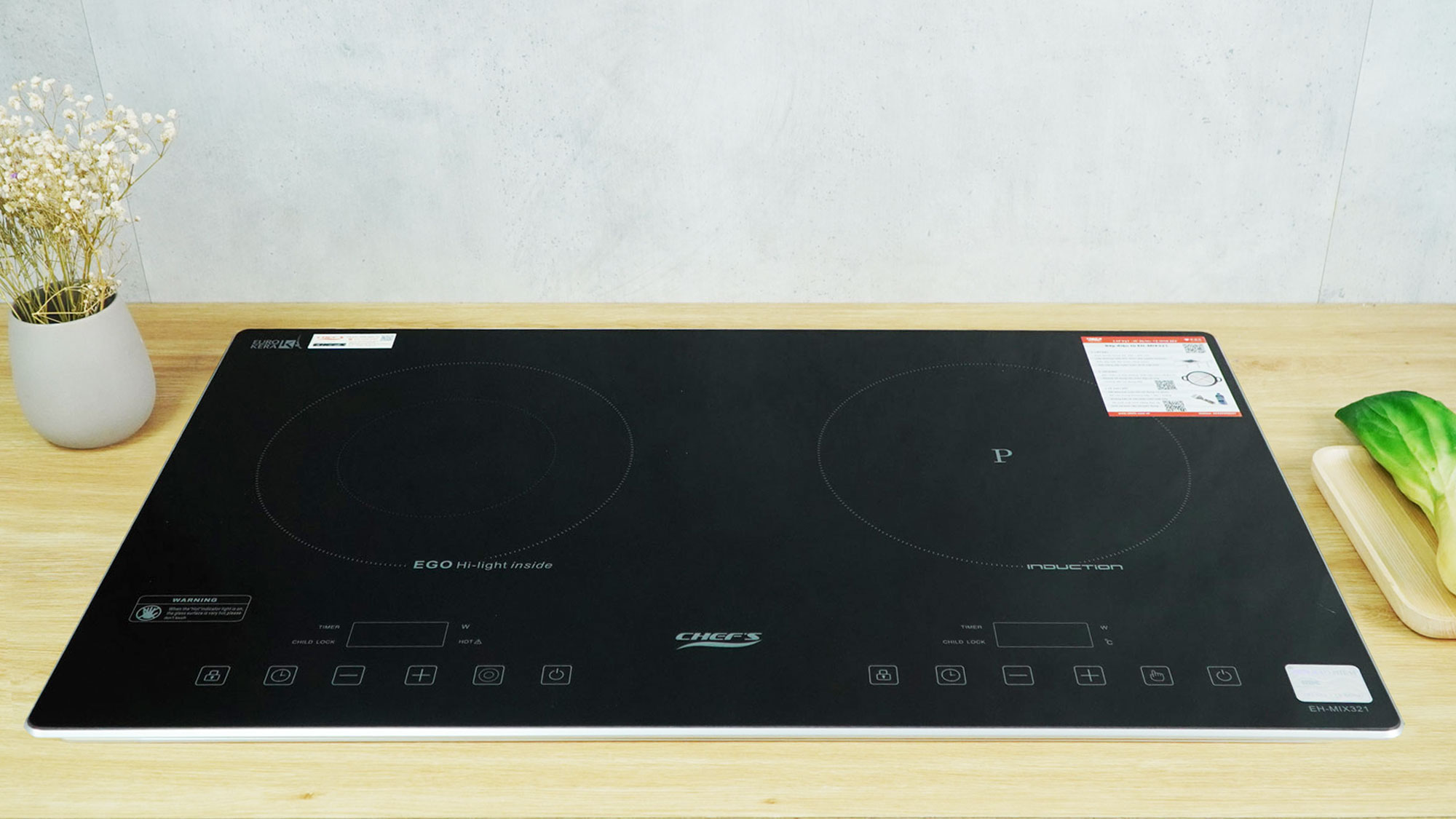 Bếp hỗn hợp Chefs EH-MIX321 -3