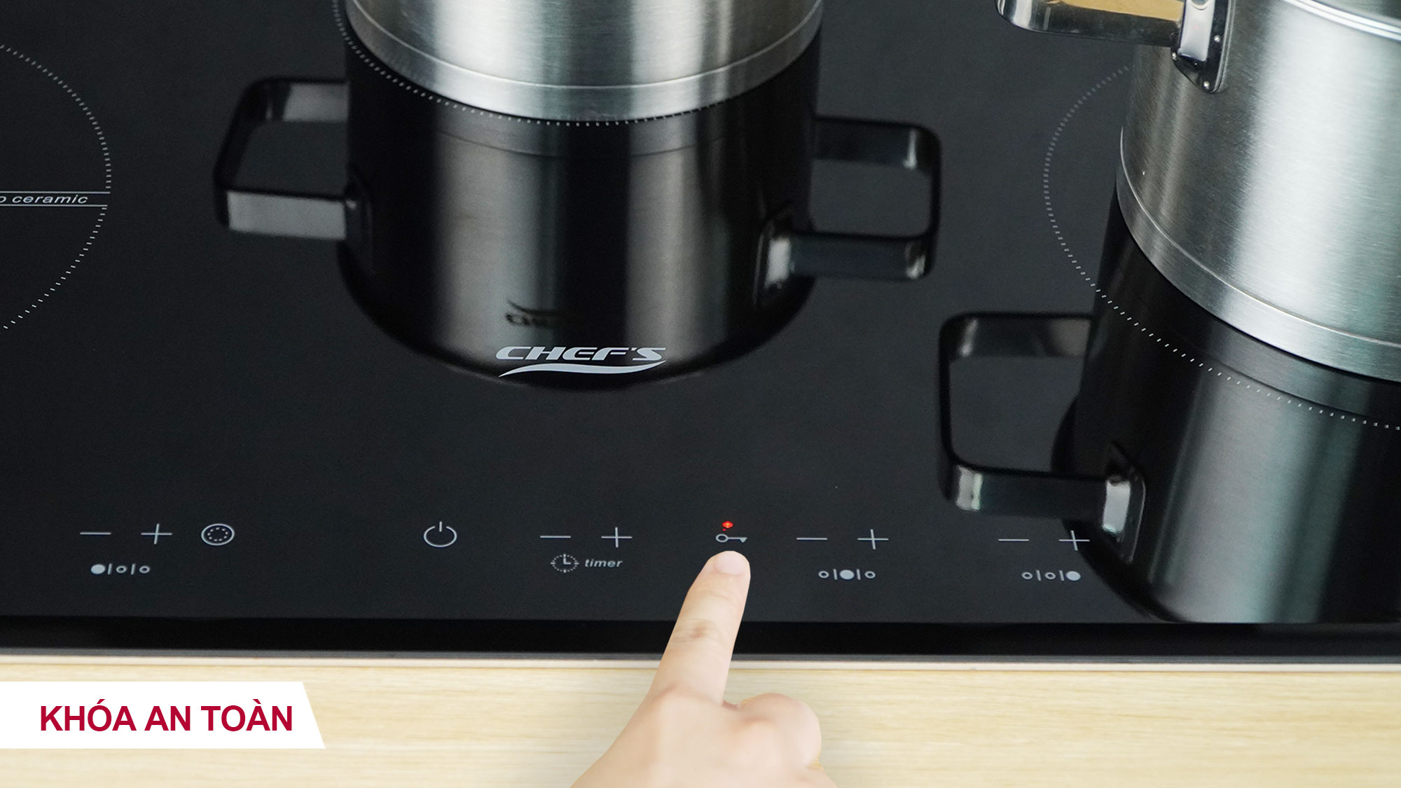 Bếp hỗn hợp Chefs EH-MIX544P -15
