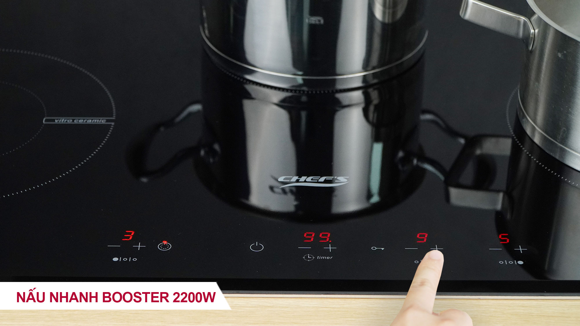 Bếp hỗn hợp Chefs EH-MIX544P -17