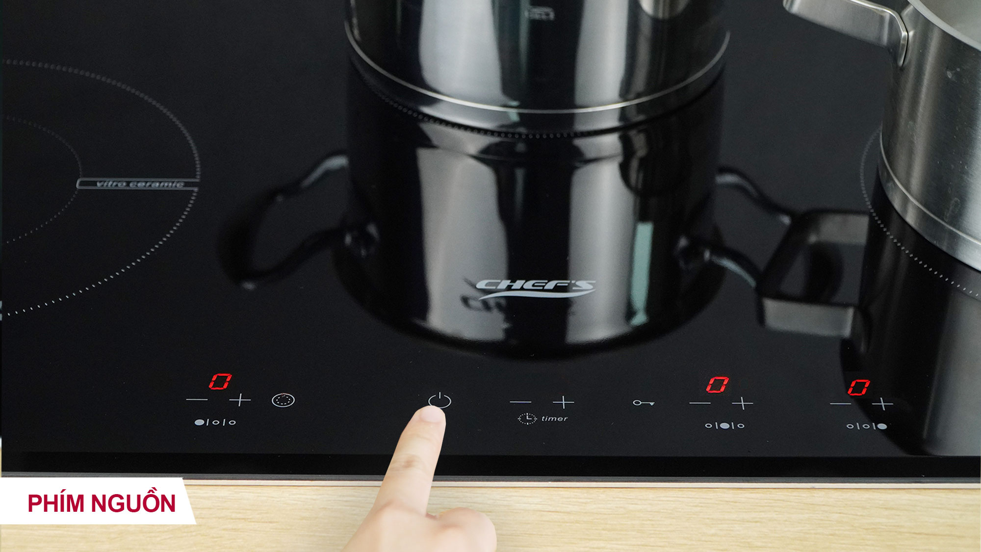 Bếp hỗn hợp Chefs EH-MIX544P -18