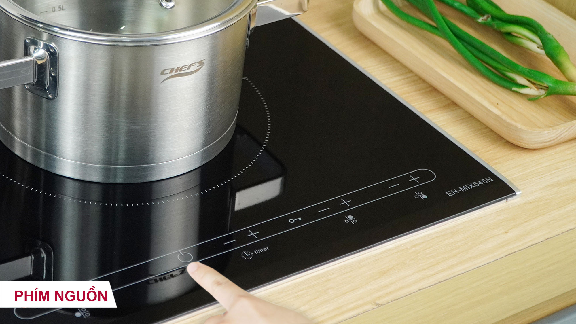 Bếp hỗn hợp Chefs EH-MIX545N -11
