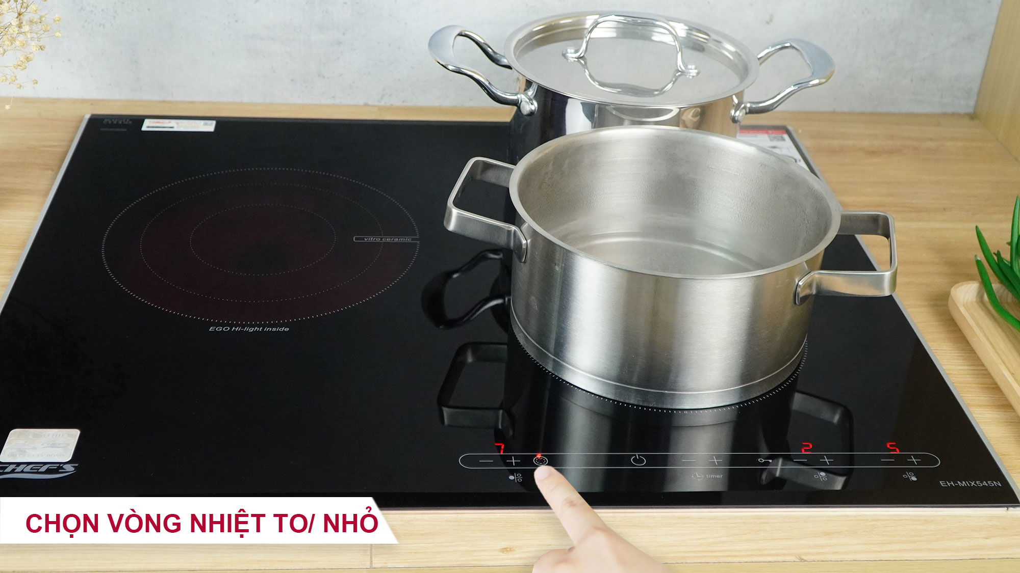Bếp hỗn hợp Chefs EH-MIX545N -15
