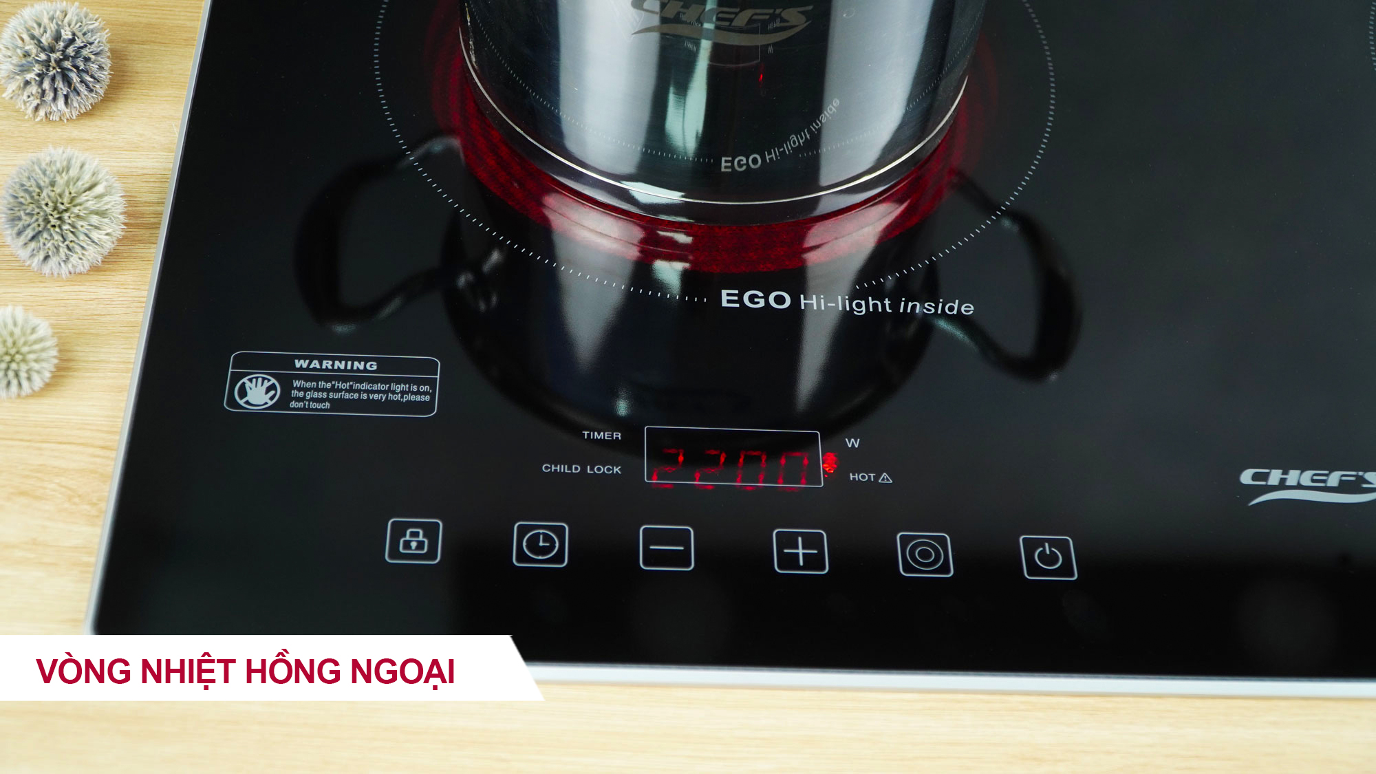 Bếp hồng ngoại Chefs EH-DHL321 -8