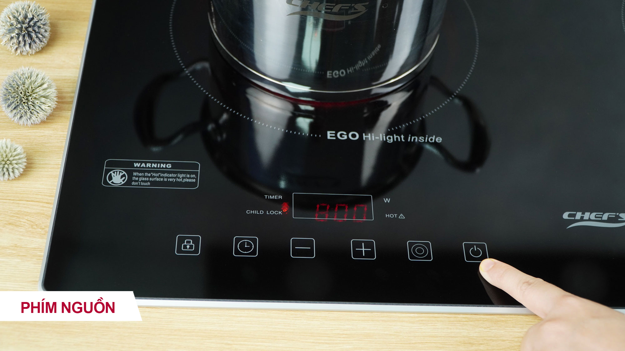 Bếp hồng ngoại Chefs EH-DHL321 -9