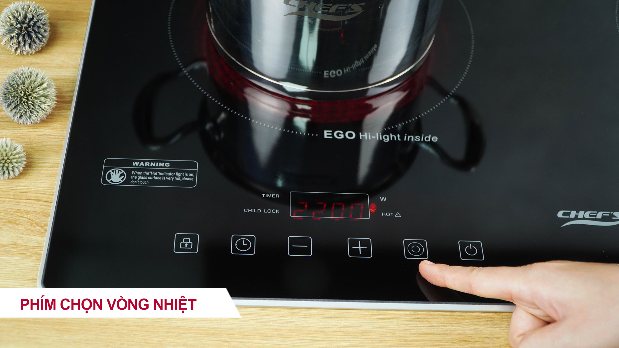 Bếp hồng ngoại Chefs EH-DHL321 -10