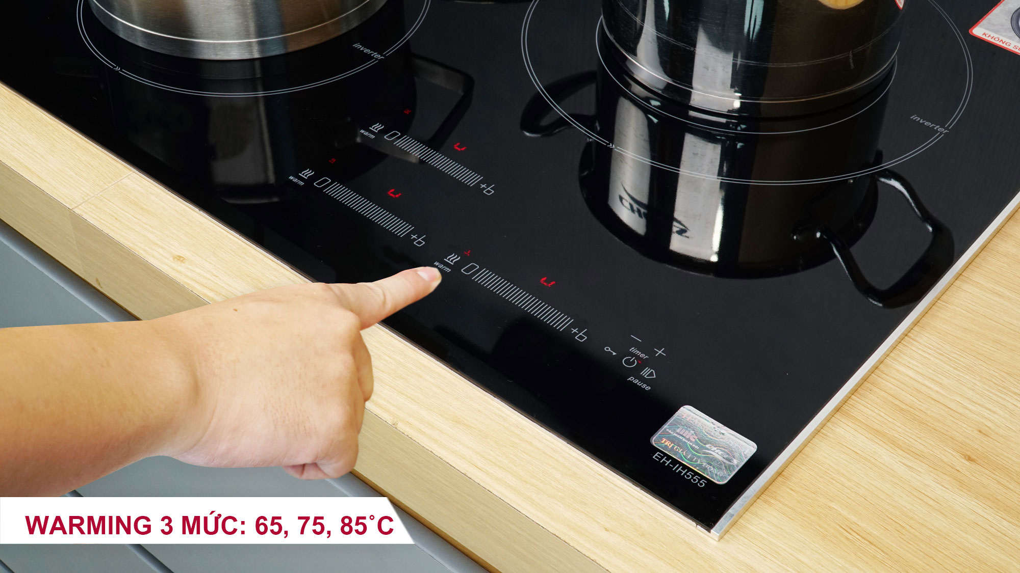 Bếp từ ba Chefs EH-IH555 -12