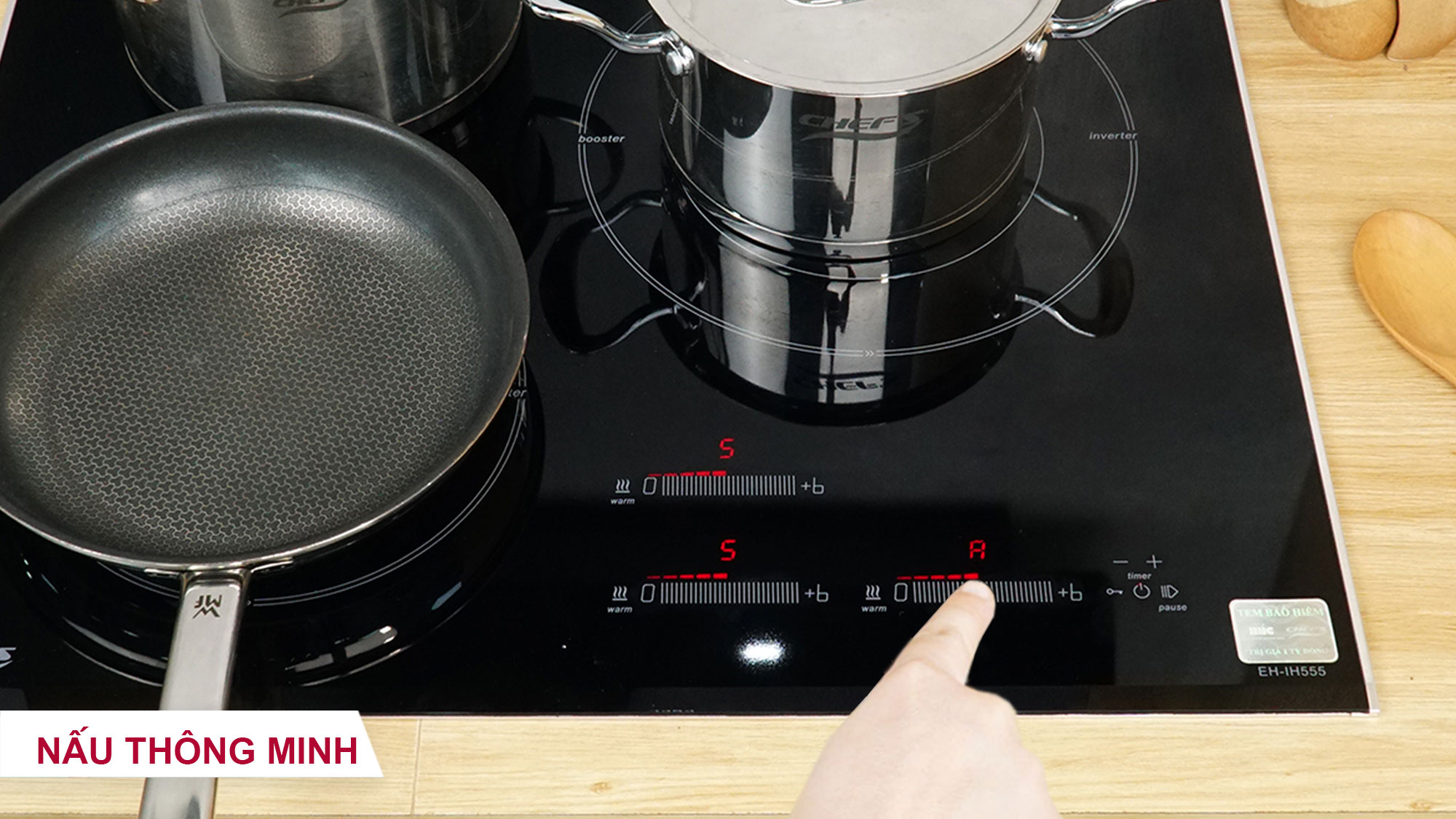 Bếp từ ba Chefs EH-IH555 -14
