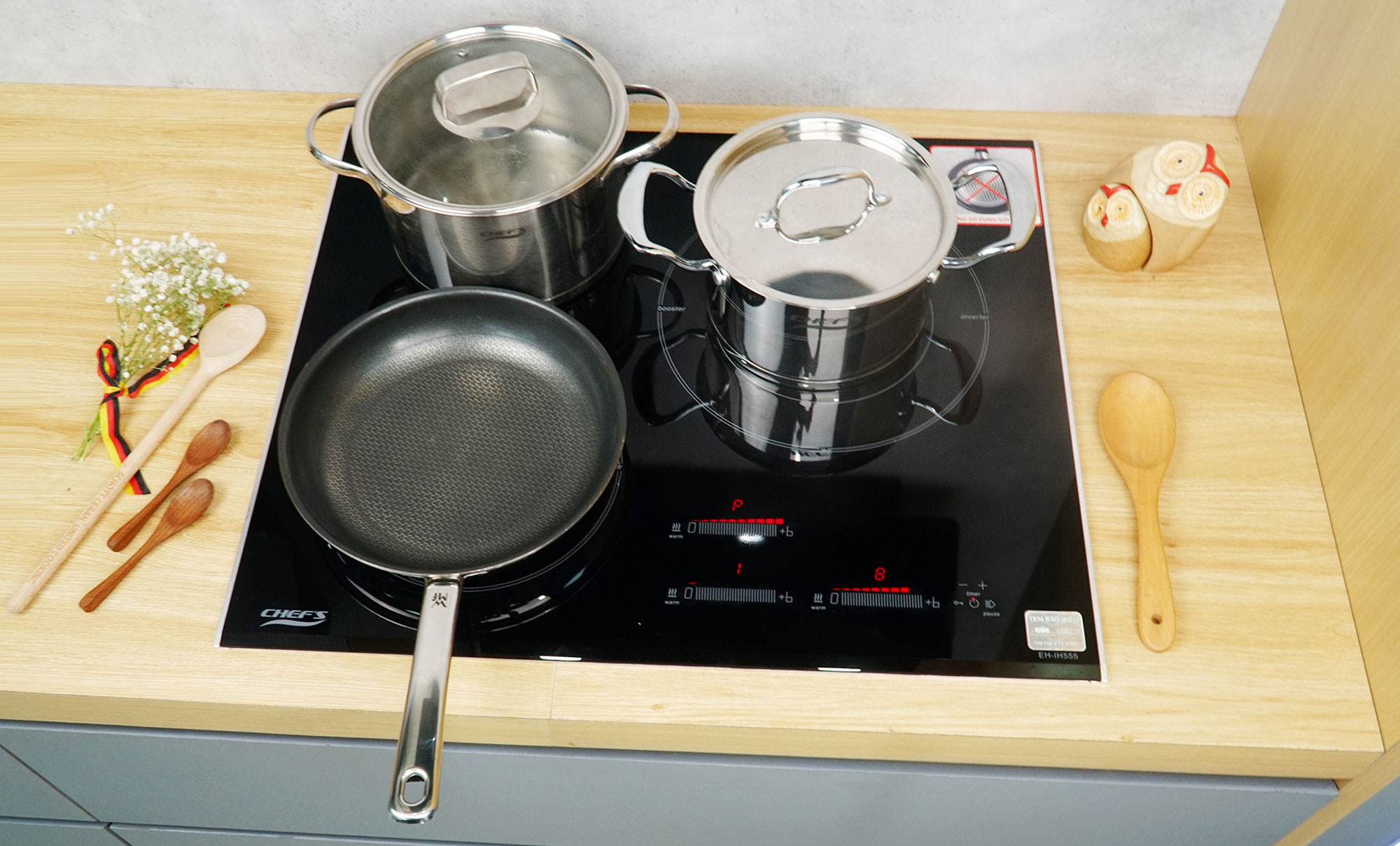 Bếp từ ba Chefs EH-IH555 -4