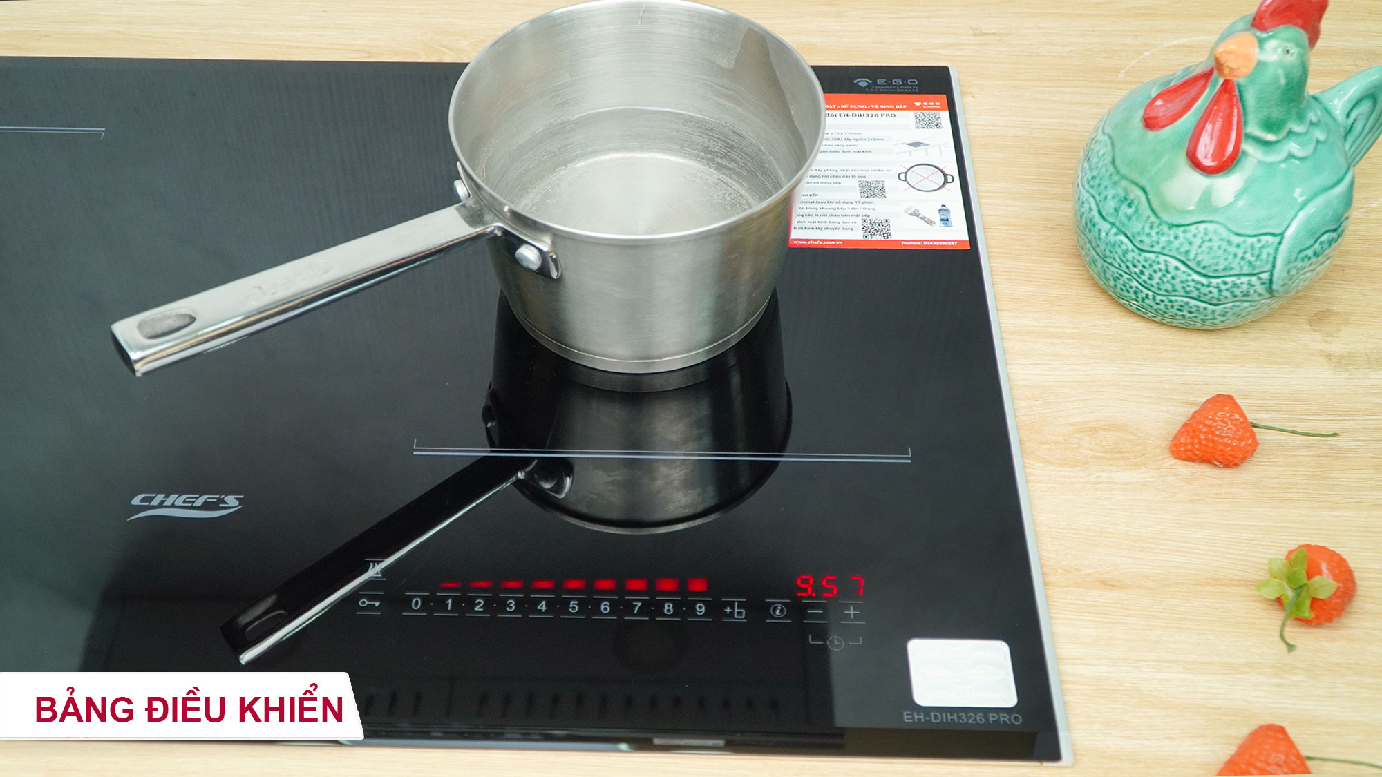 Bếp từ đôi Chefs EH-DIH326 PRO -12