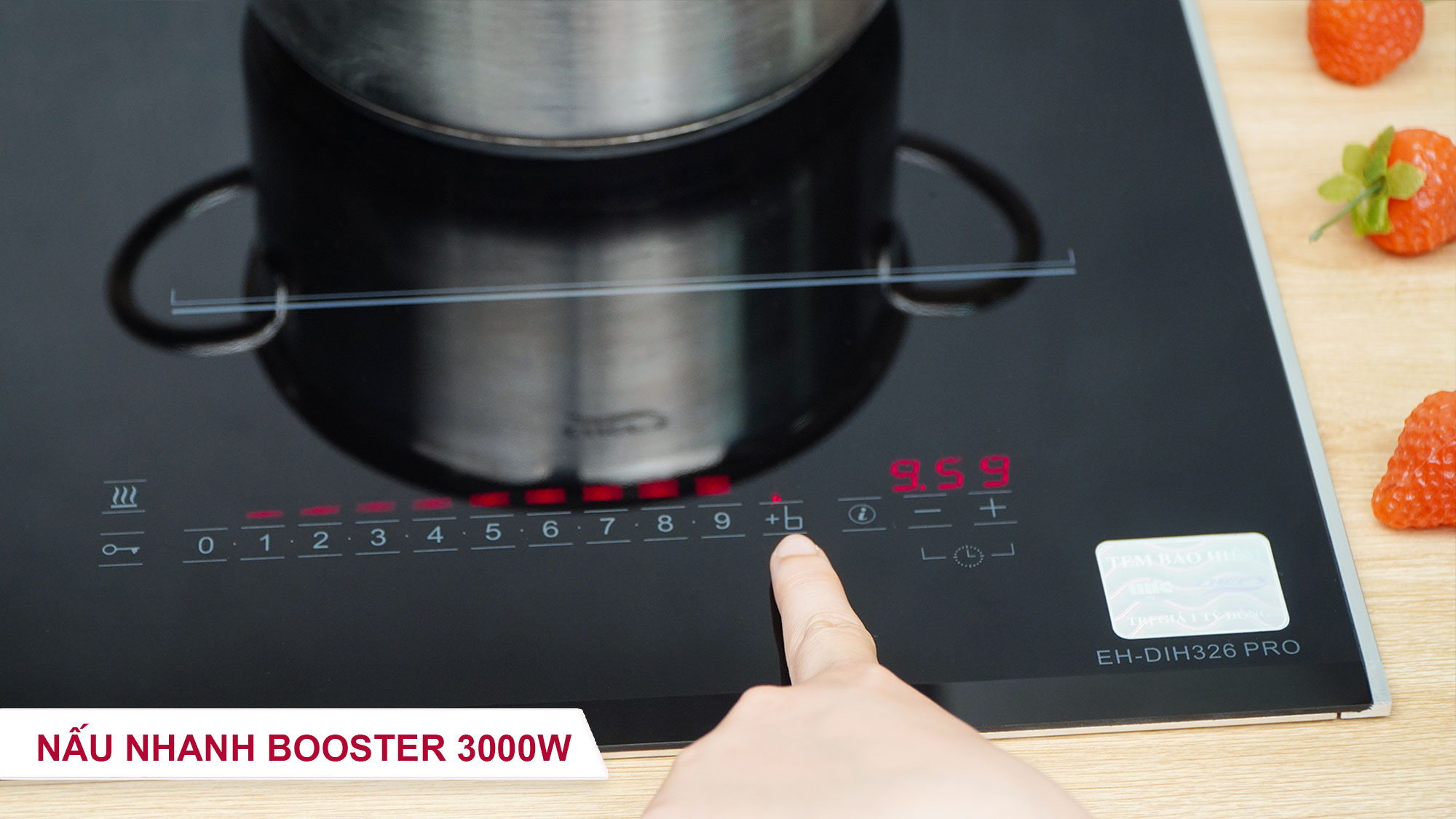 Bếp từ đôi Chefs EH-DIH326 PRO -16