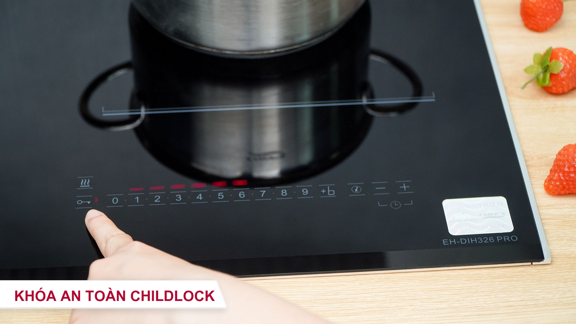 Bếp từ đôi Chefs EH-DIH326 PRO -18
