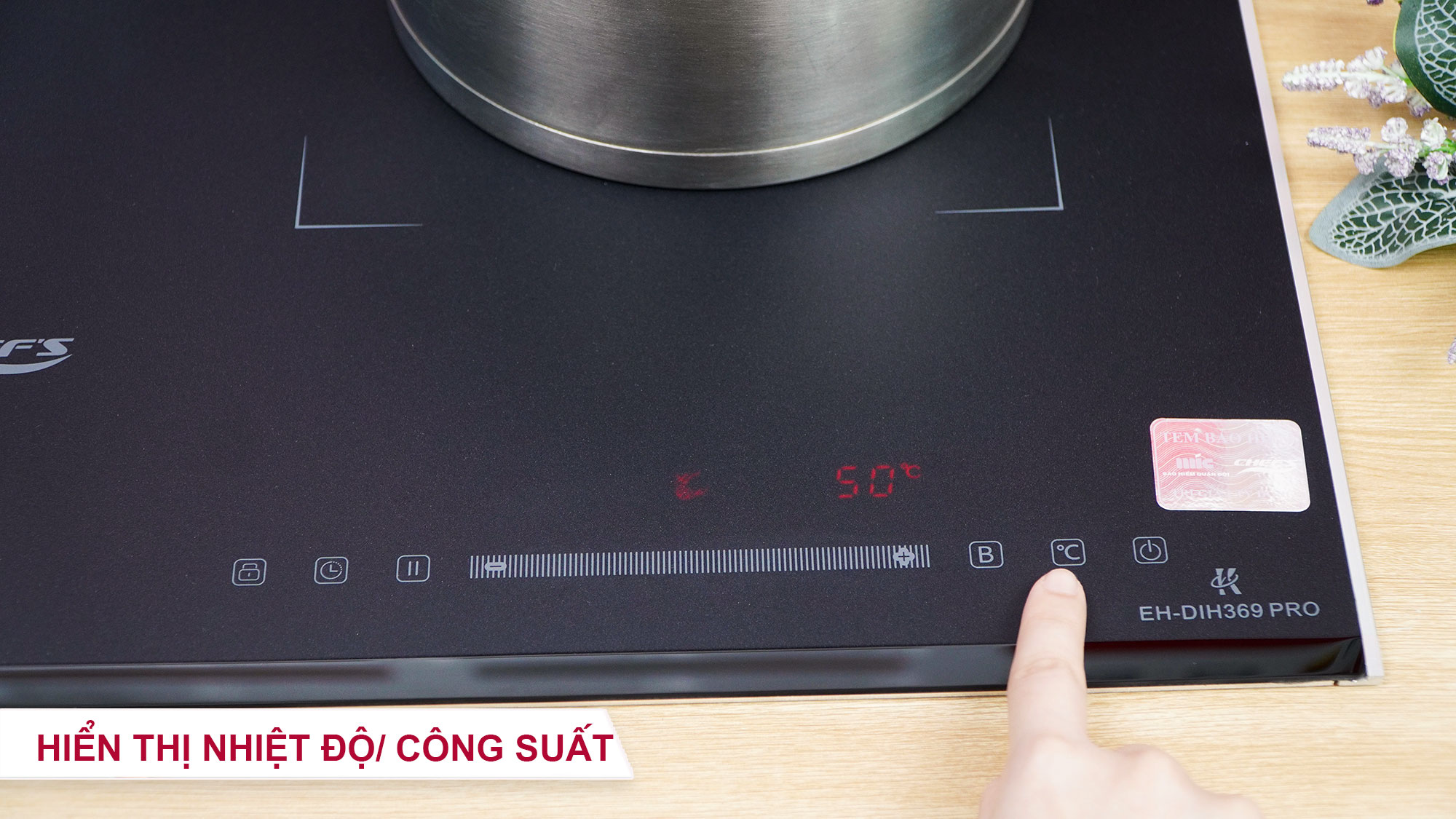 Bếp từ đôi Chefs EH-DIH369 PRO -16