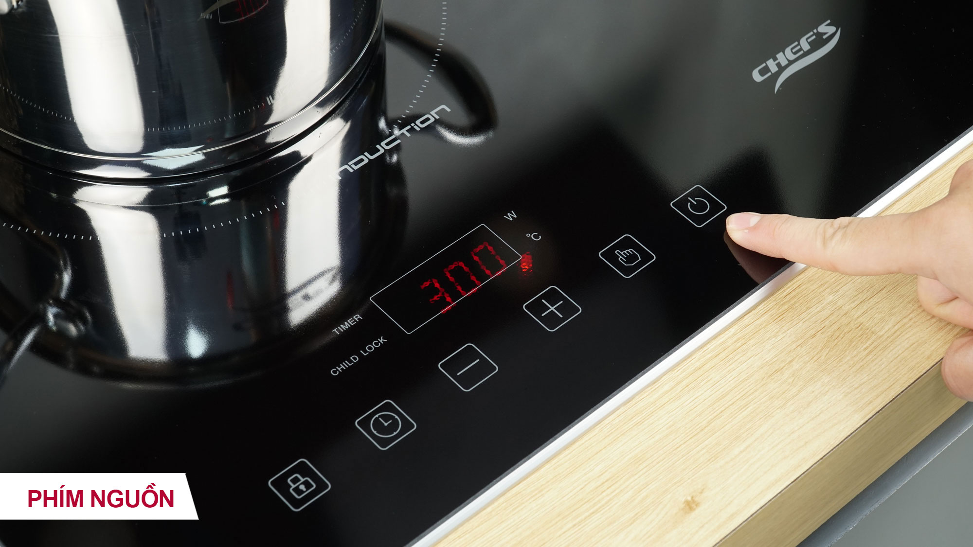 Bếp từ đôi Chefs EH-DIH321 -8