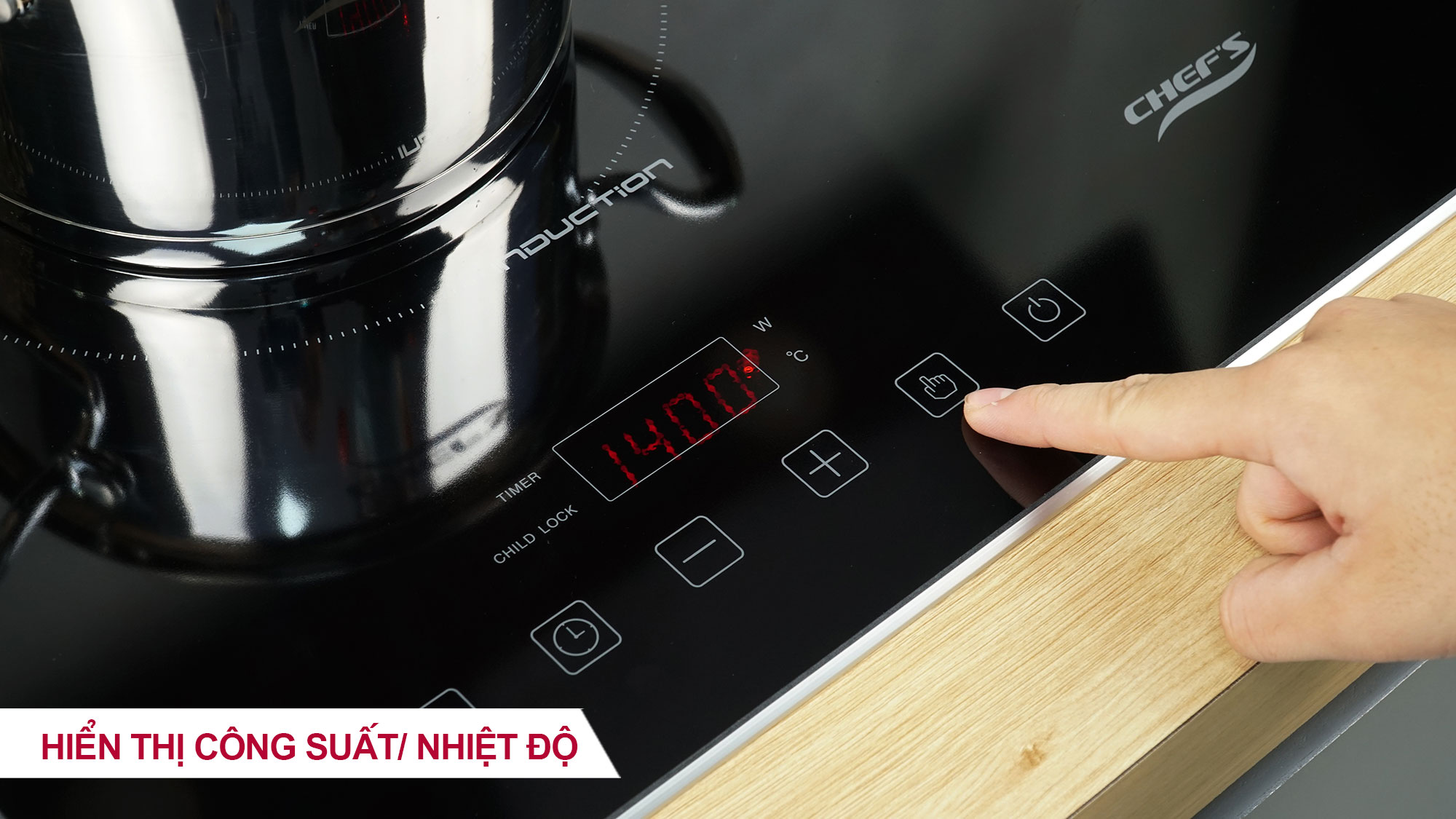 Bếp từ đôi Chefs EH-DIH321 -9