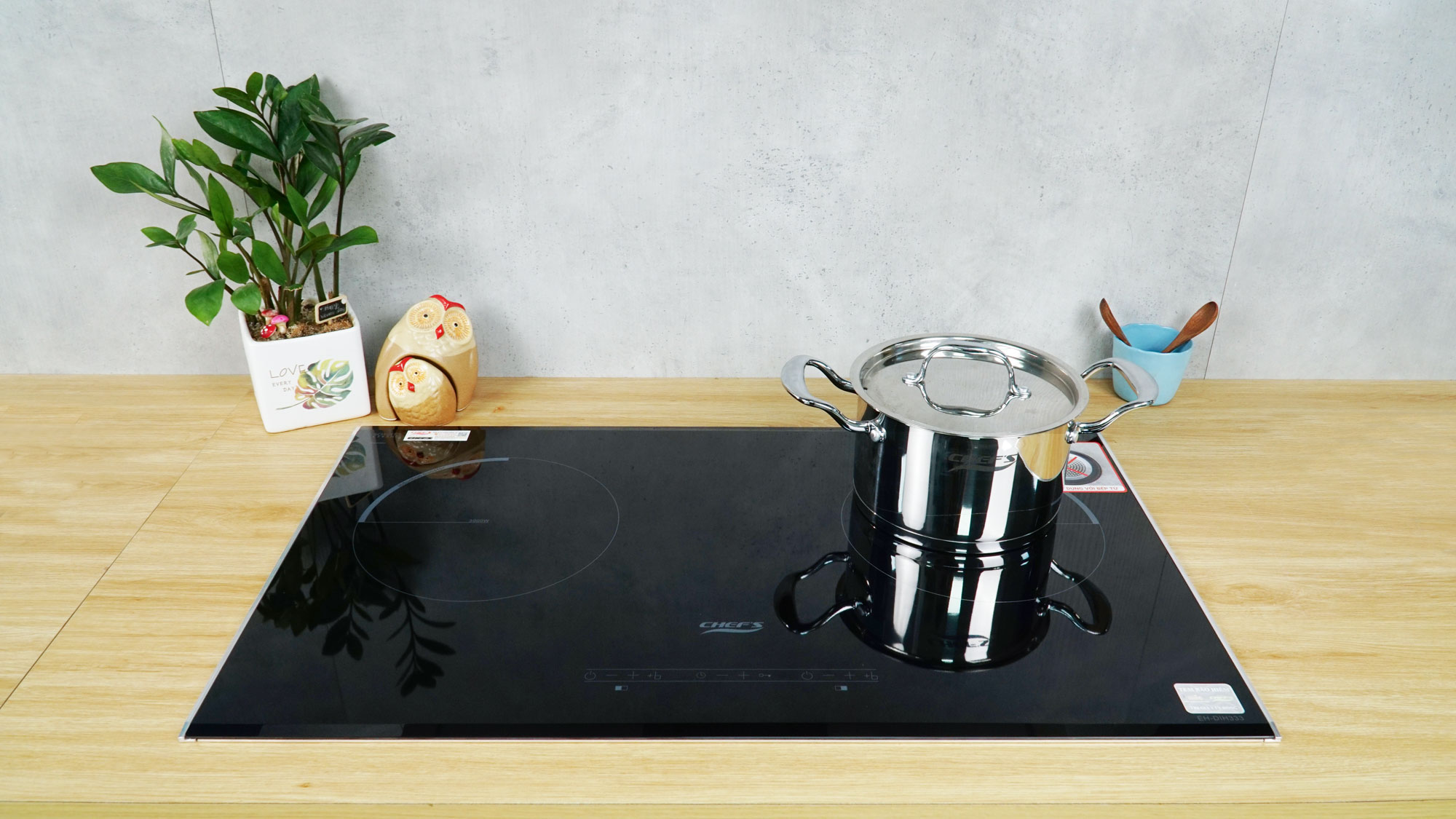 Bếp từ đôi Chefs EH-DIH333 -3