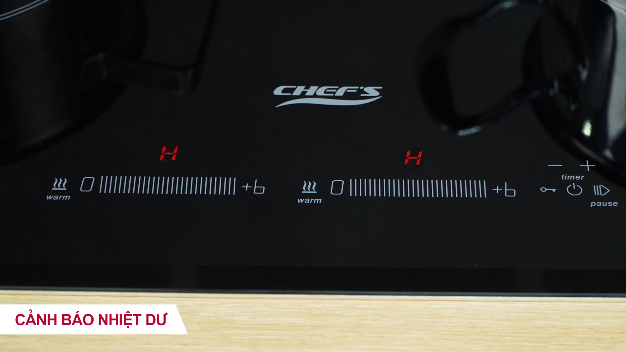 Bếp từ đôi Chefs EH-DIH888 -15