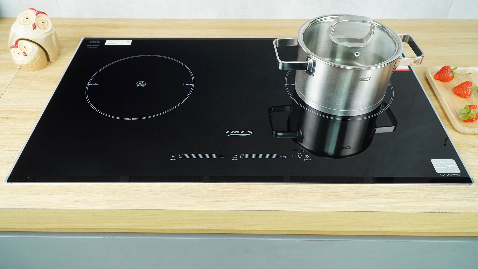 Bếp từ đôi Chefs EH-DIH888 -3