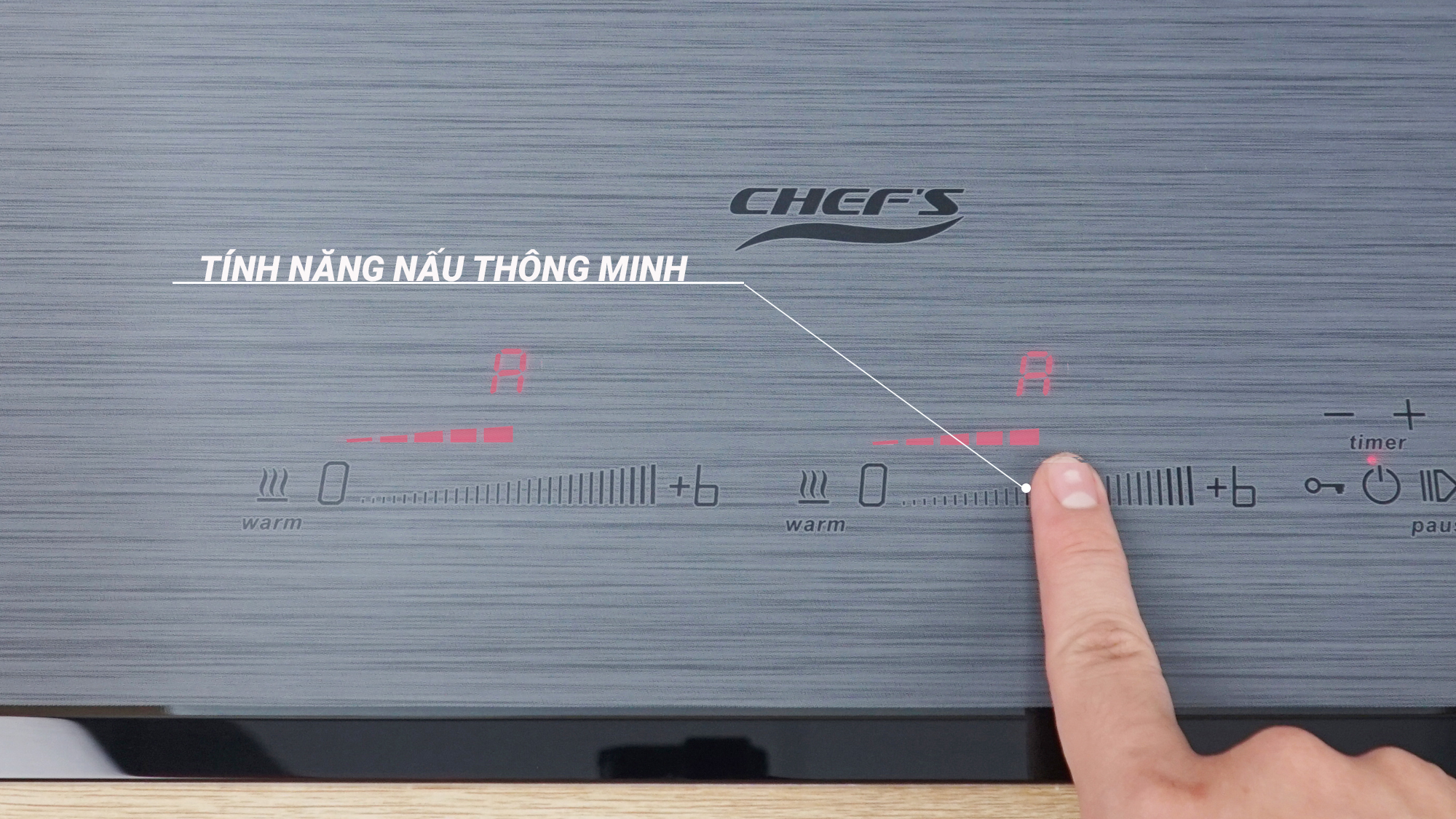 Bếp từ đôi Chefs EH-DIH888E -12