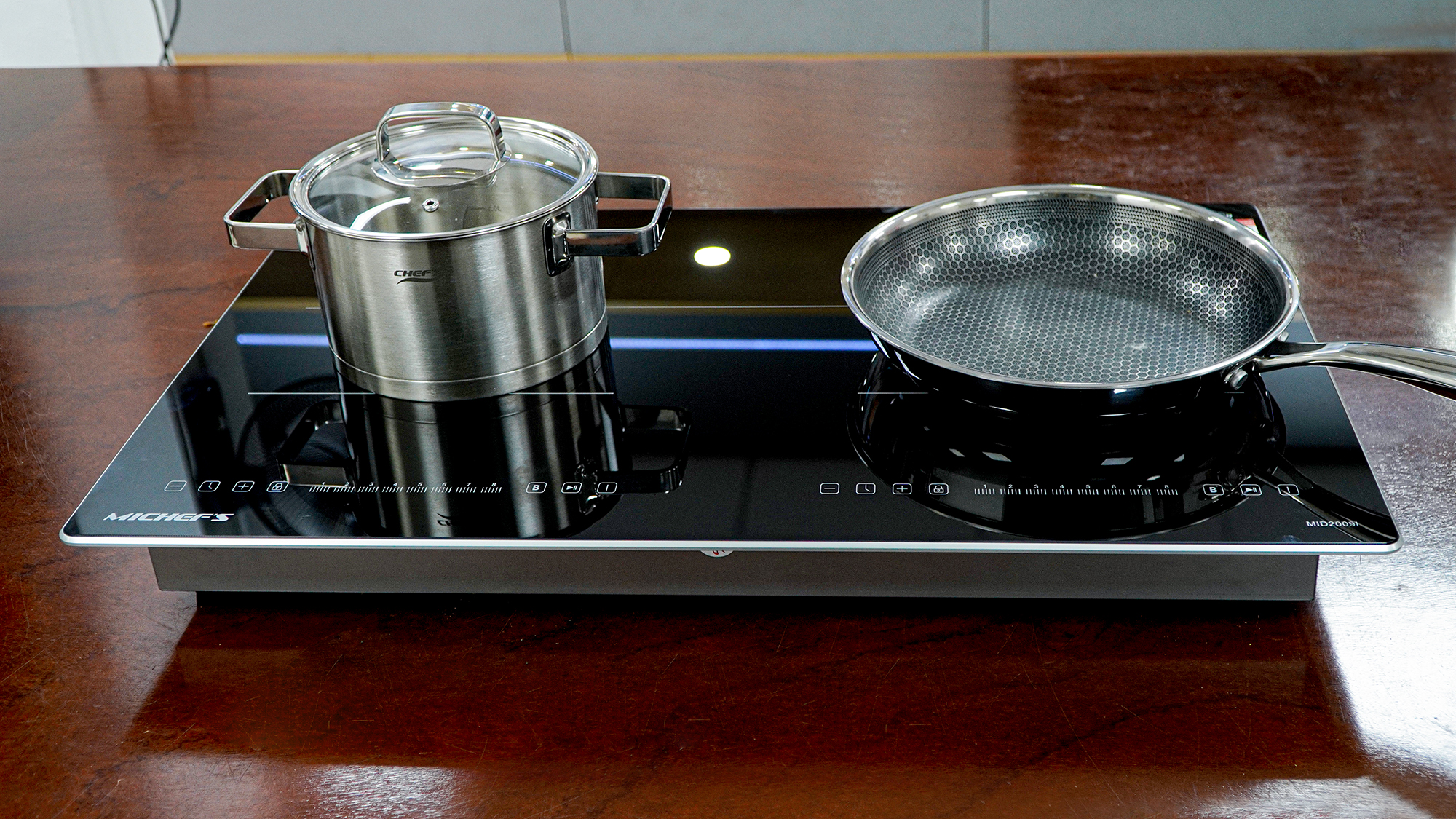 Bếp từ đôi Chefs MID2009I -3