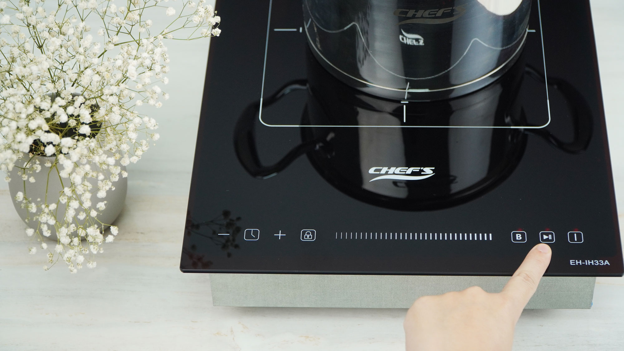 Bếp từ đơn âm Chefs EH-IH33A -5
