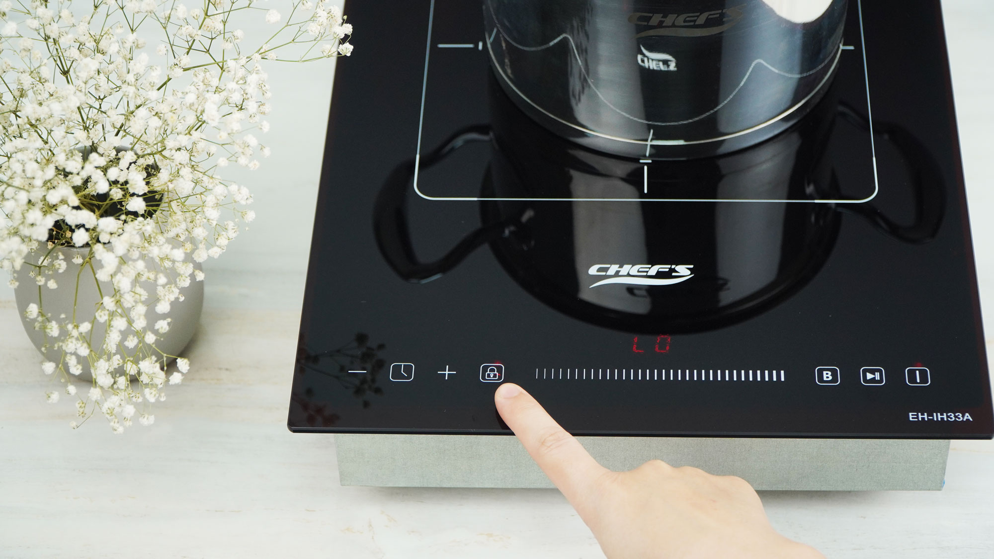 Bếp từ đơn âm Chefs EH-IH33A -8